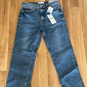 ZARA ANKLE STRAIGHT JEANS